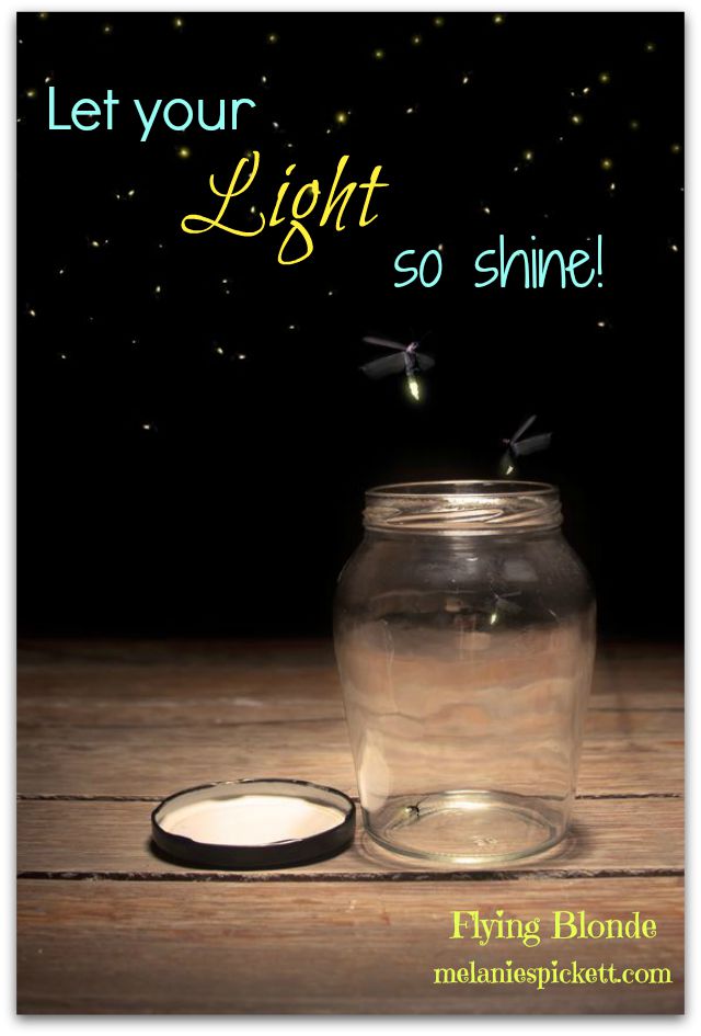 Let Your Light So Shine, Melanie Pickett