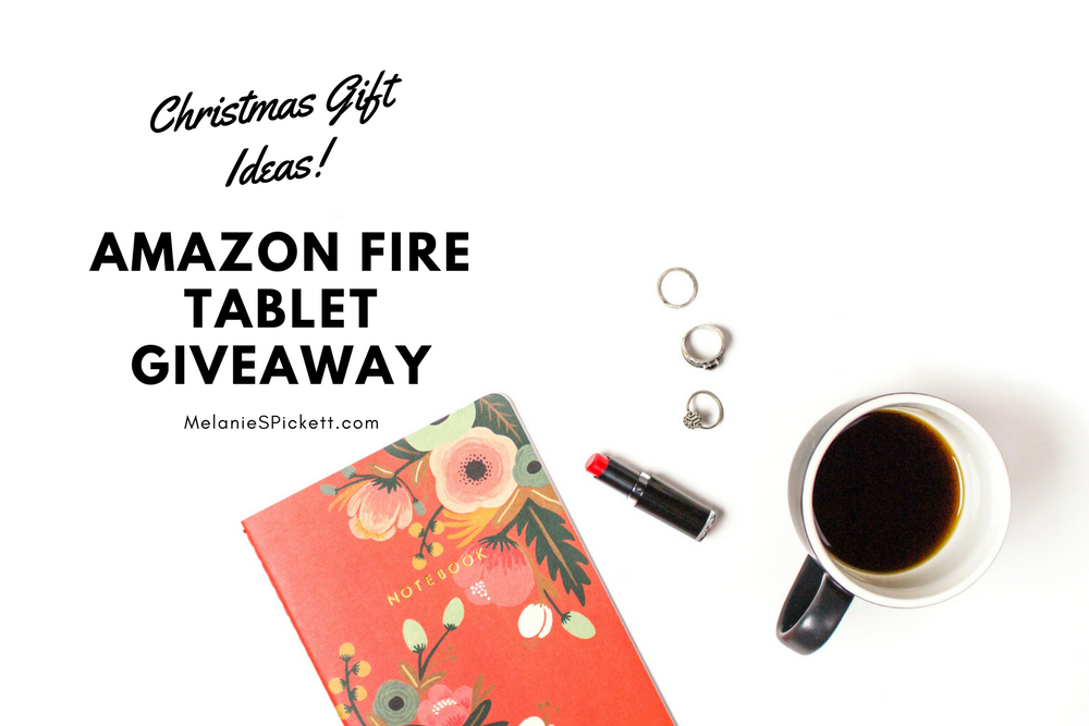 Need some Christmas gift ideas? I've teamed up some great bloggers to offer you this super fun Amazon Fire 7 Tablet giveaway!